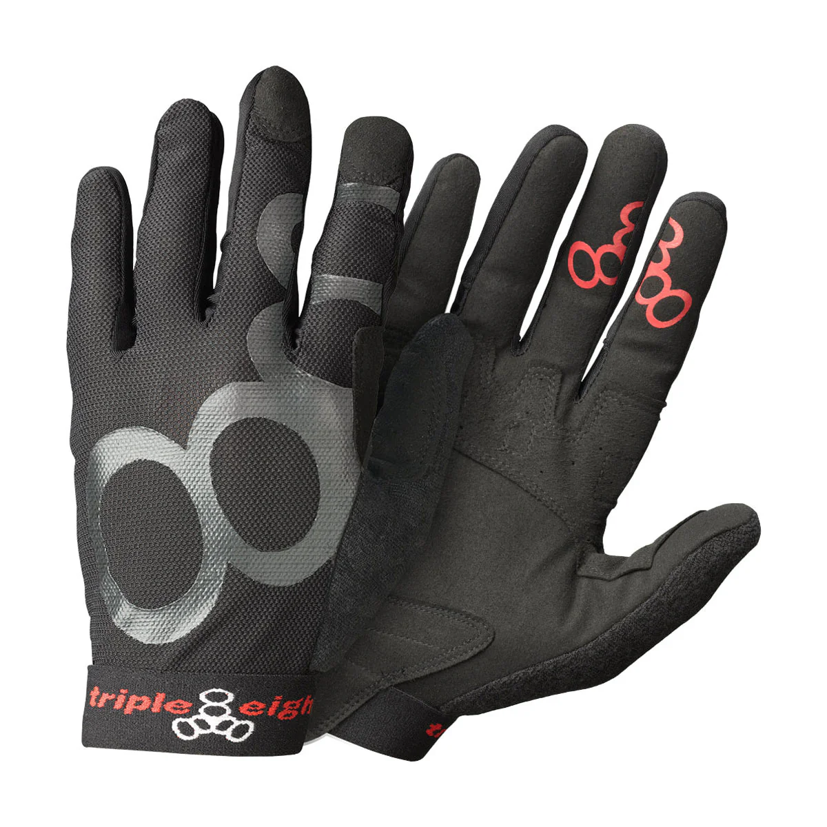 Triple Eight Exoskin Slide Gloves - Black