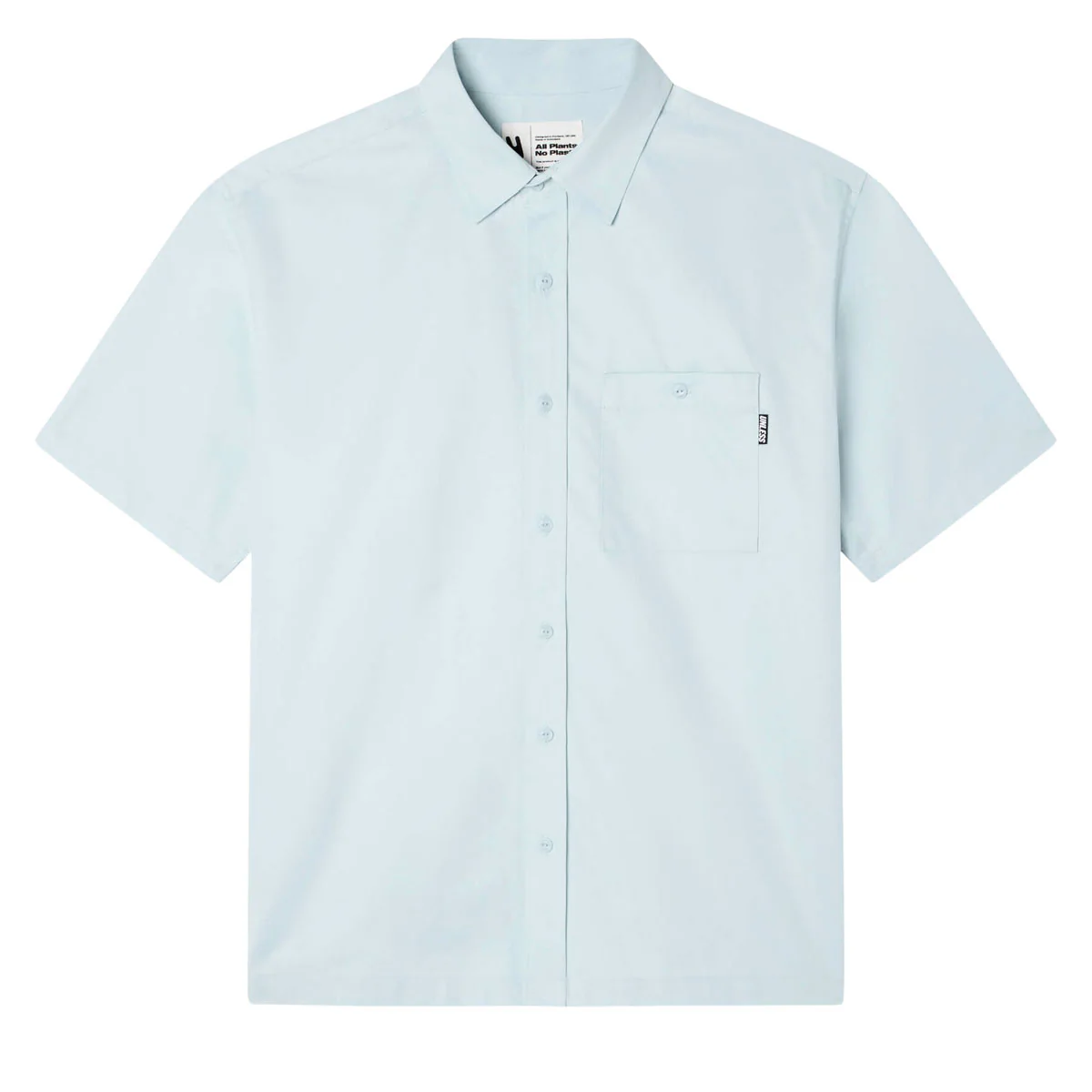 Unless Boxy Shirt - Forget Me Not