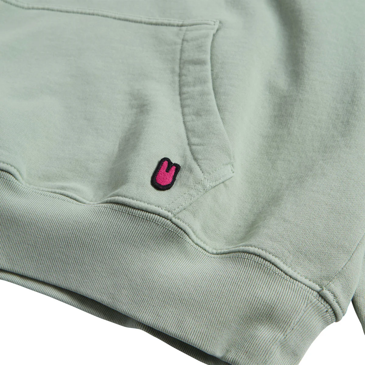 Unless Essentials Hoodie - Silt Green Washed - Image 2