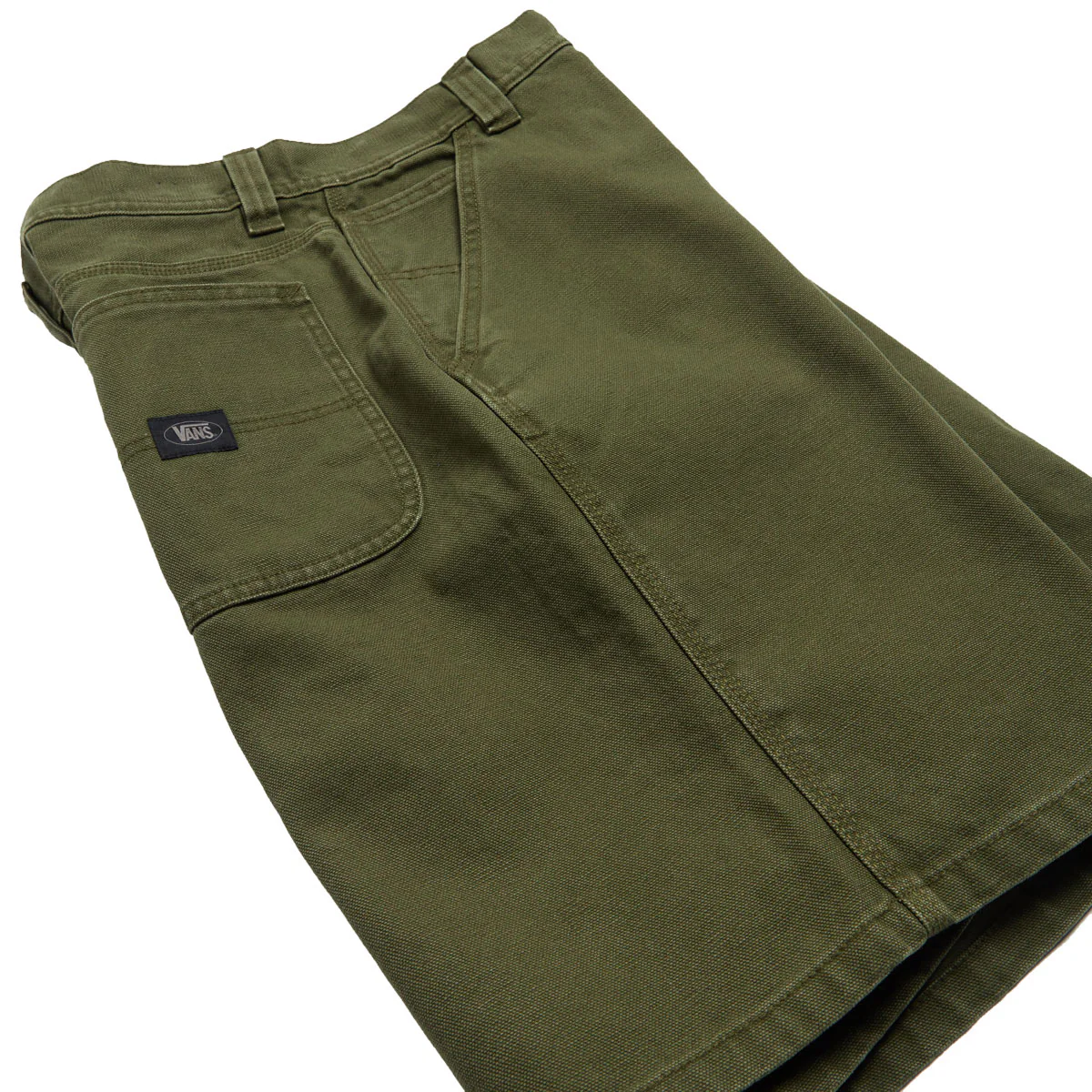 Vans Chore Loose Shorts - Mossy Olive - Image 4