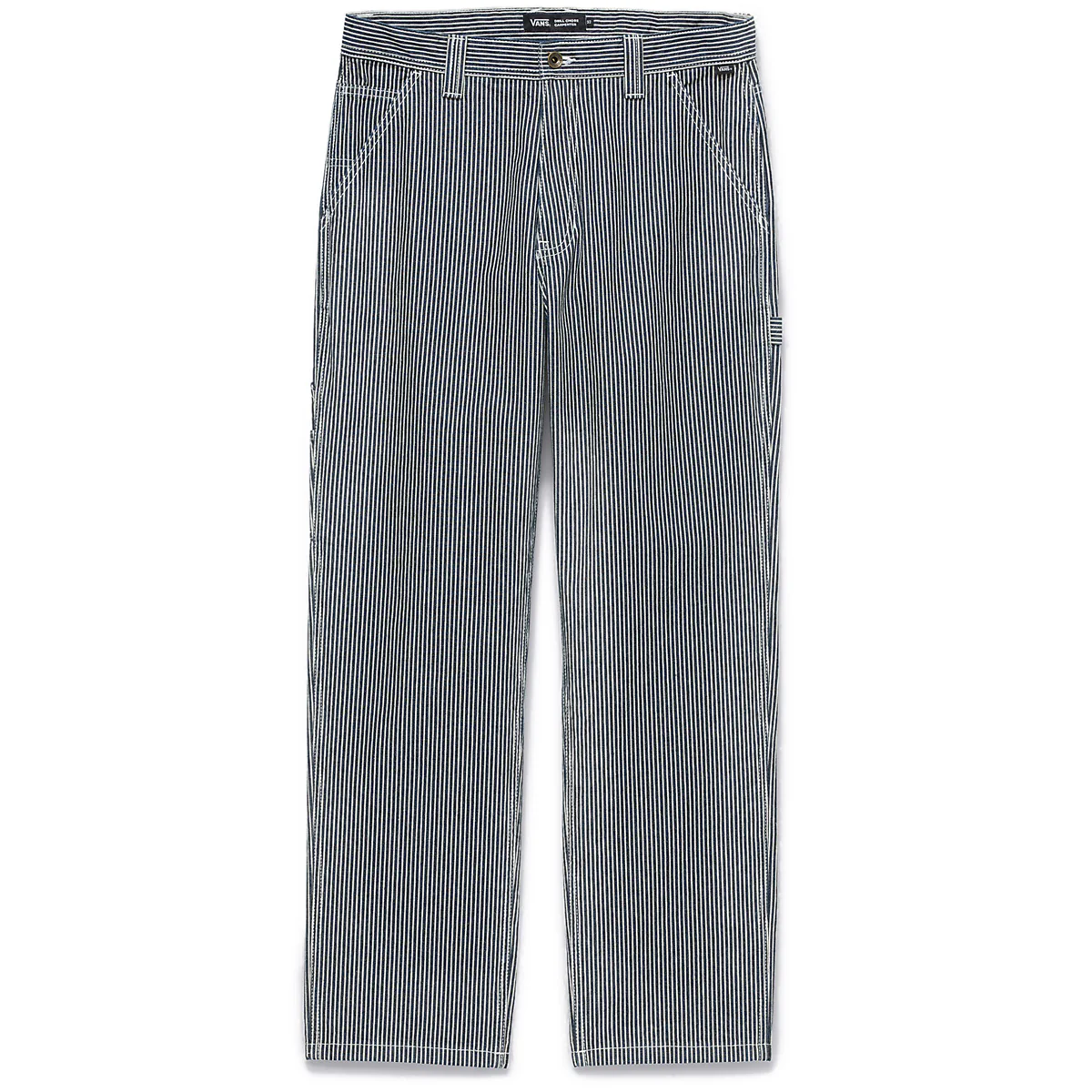 Vans Drill Chore Loose Tapered Carp Hickory Stripe Pants - Indigo - Image 2