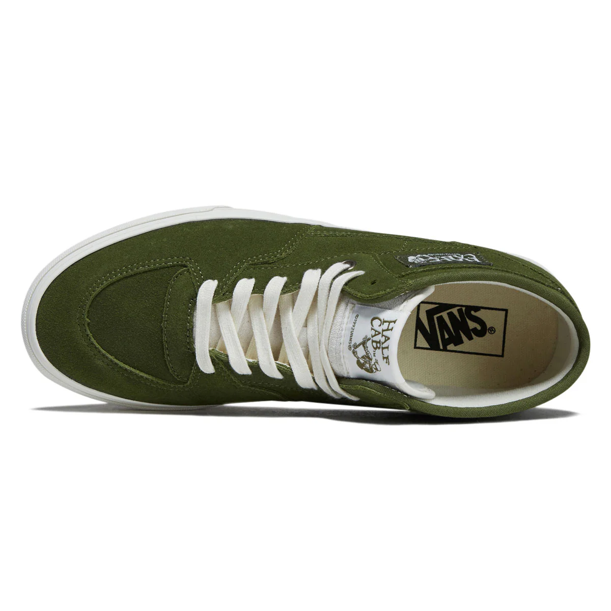 Vans Half Cab Decon Shoes - Suede Green - Image 3