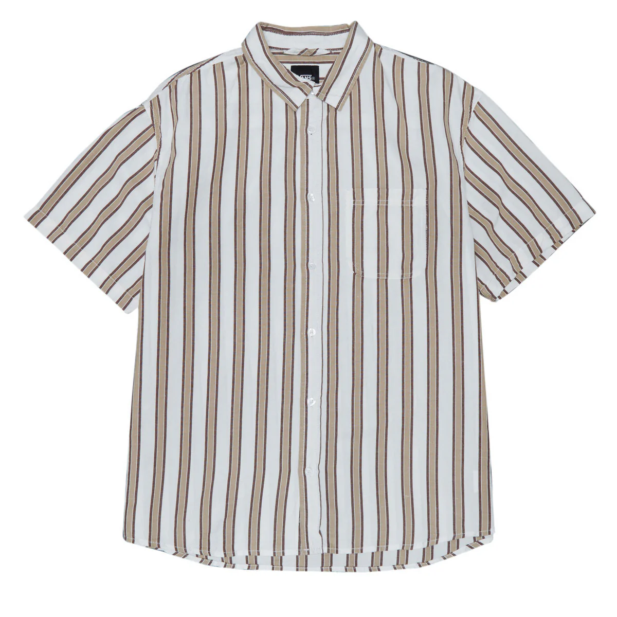Vans Lawson Stripe Shirt - White/Potting Soil