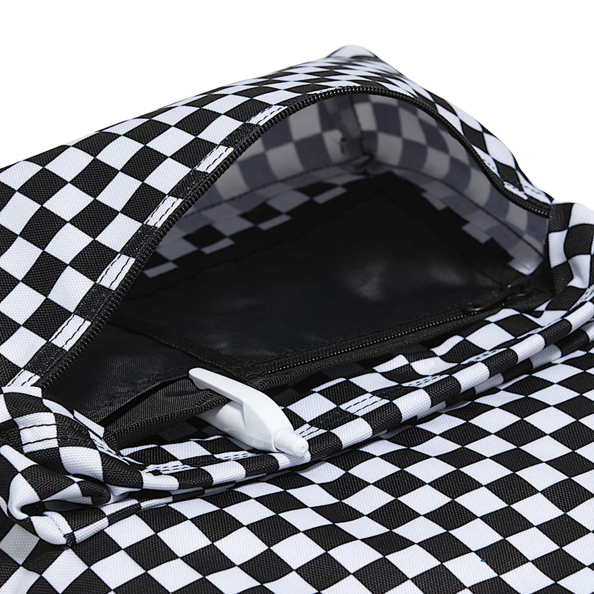 Vans Old Skool Check Backpack - Black/White - Image 5