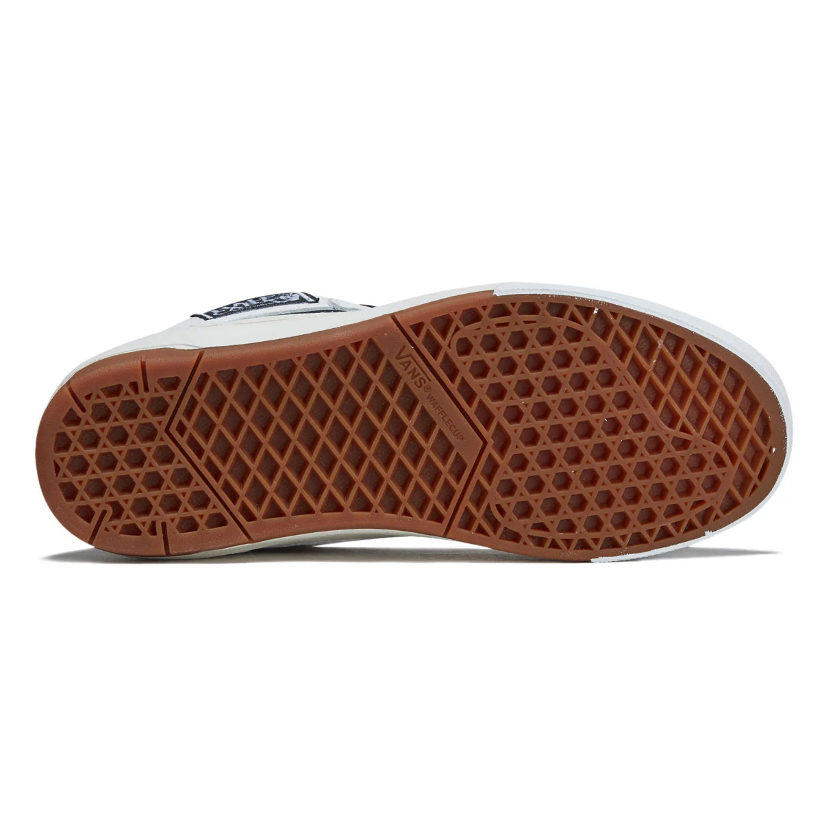 Vans Skate Half Cab Wafflecup Shoes - Una White/Gum - Image 4