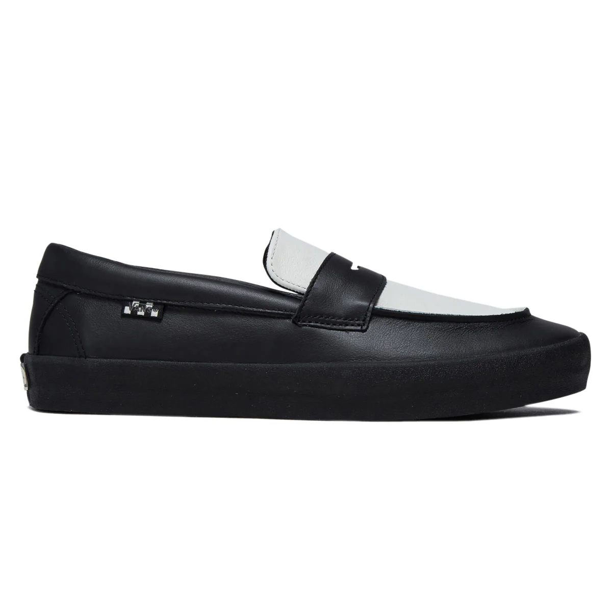 Vans Skate Loafer Shoes - Black/White