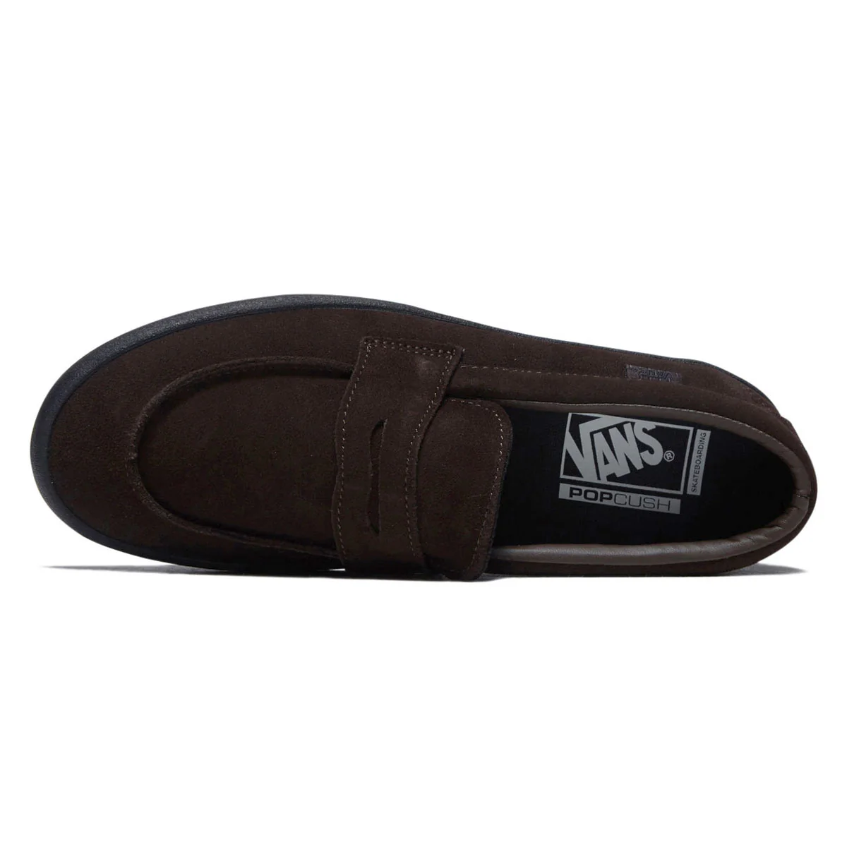 Vans Skate Loafer Shoes - Suede Brown/Black - Image 3