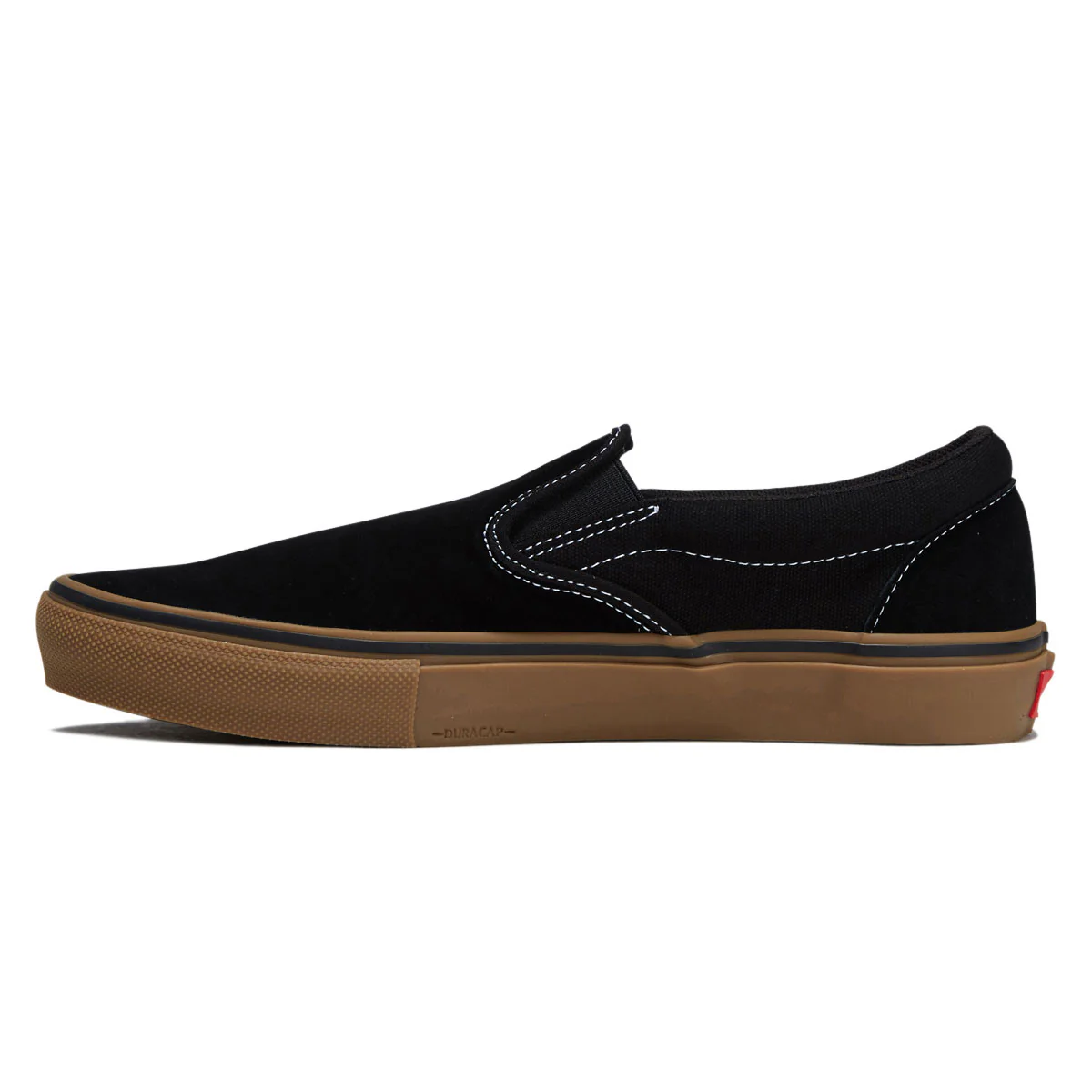 Vans Skate Slip-On Shoes - Black/Gum/White - Image 2