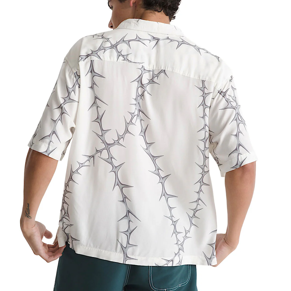 Vans Van Doren Printed Camp Shirt - White - Image 3