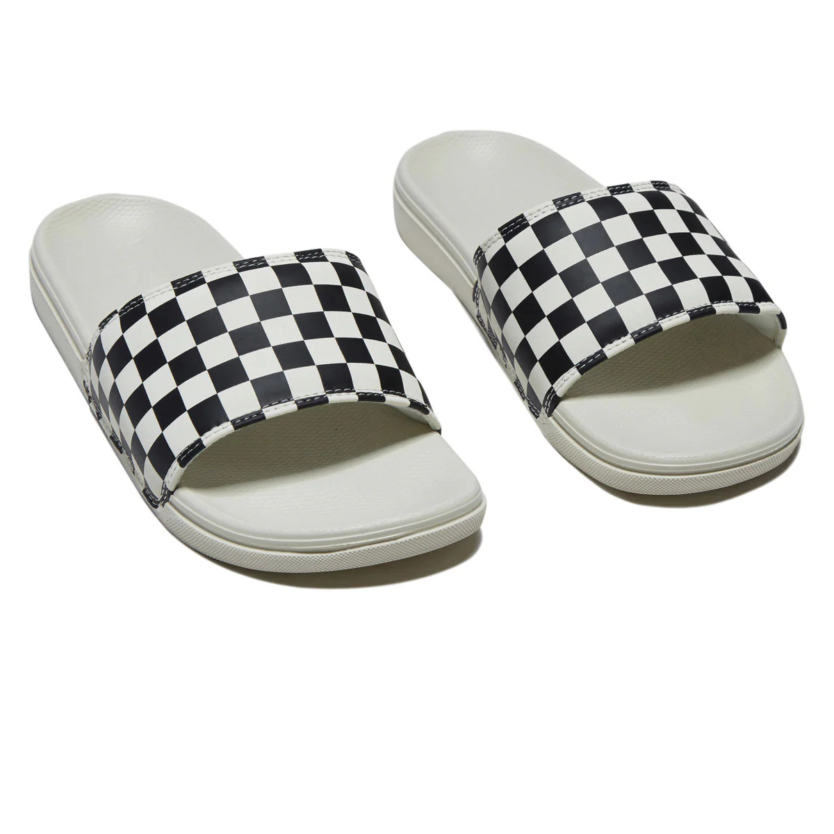 Vans Womens La Costa Slide-On Sandals - Checkerboard Black/Mars - Image 5