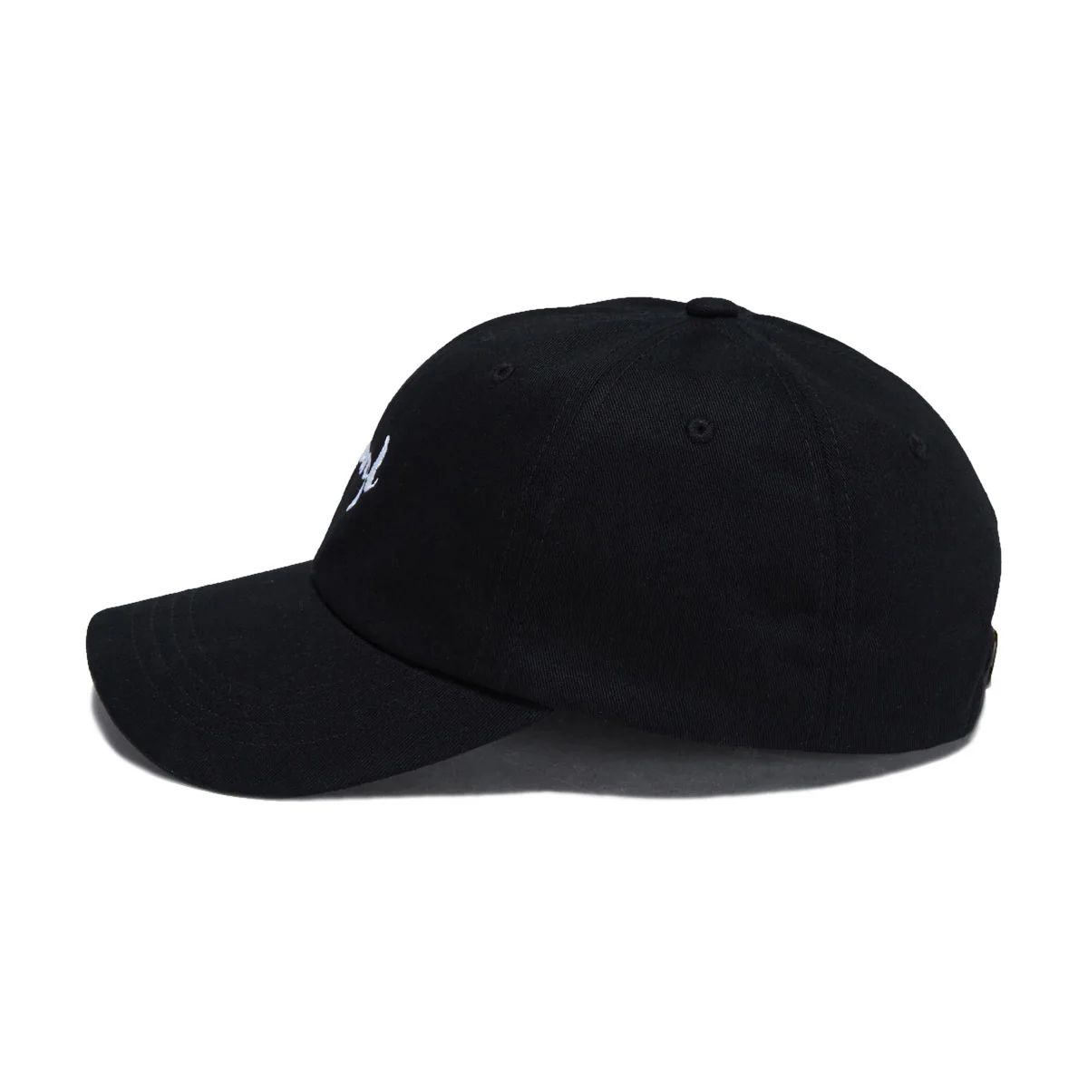 Vinyl Cursive Dad Hat - Black - Image 4