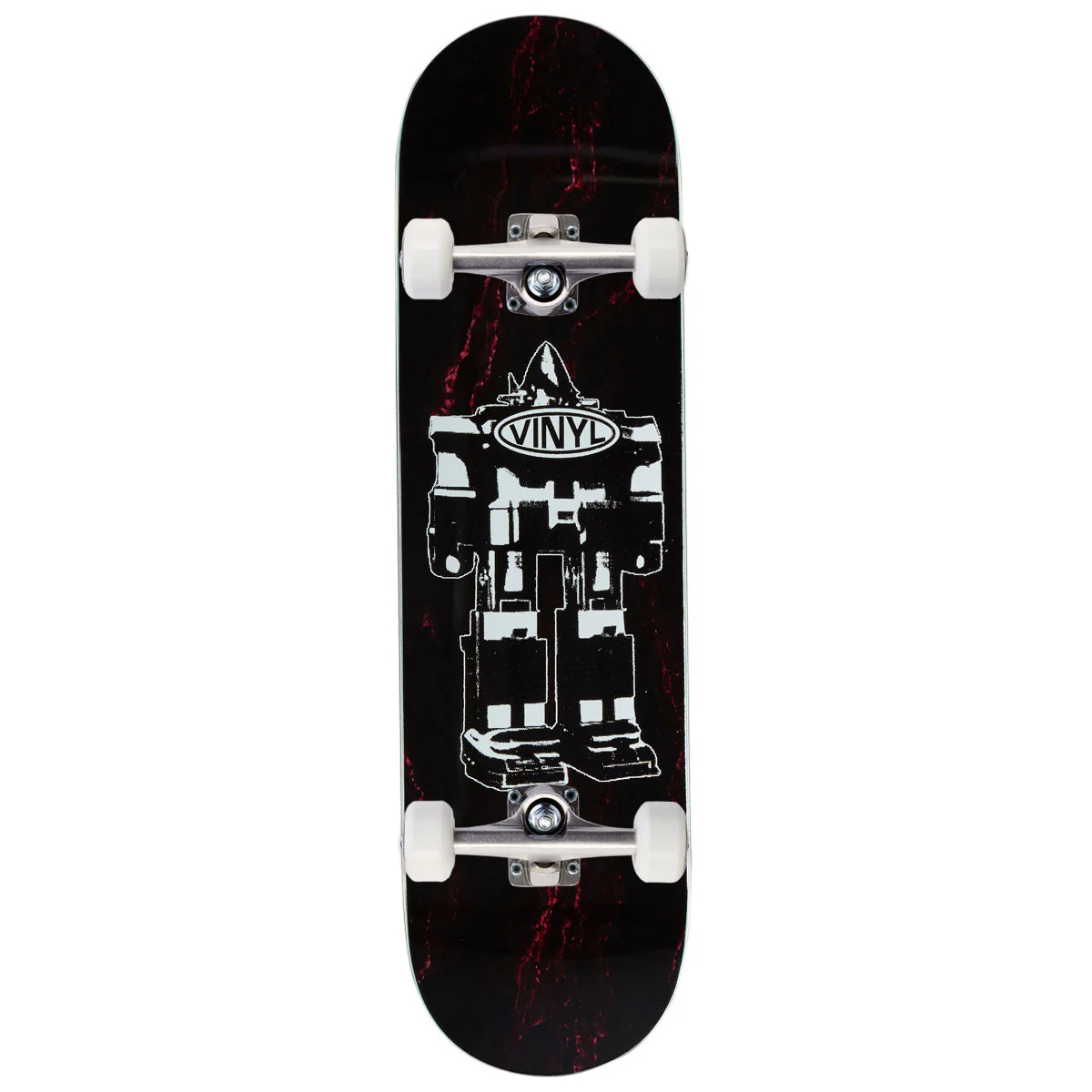 Vinyl Robot Skateboard Complete - 8.25"