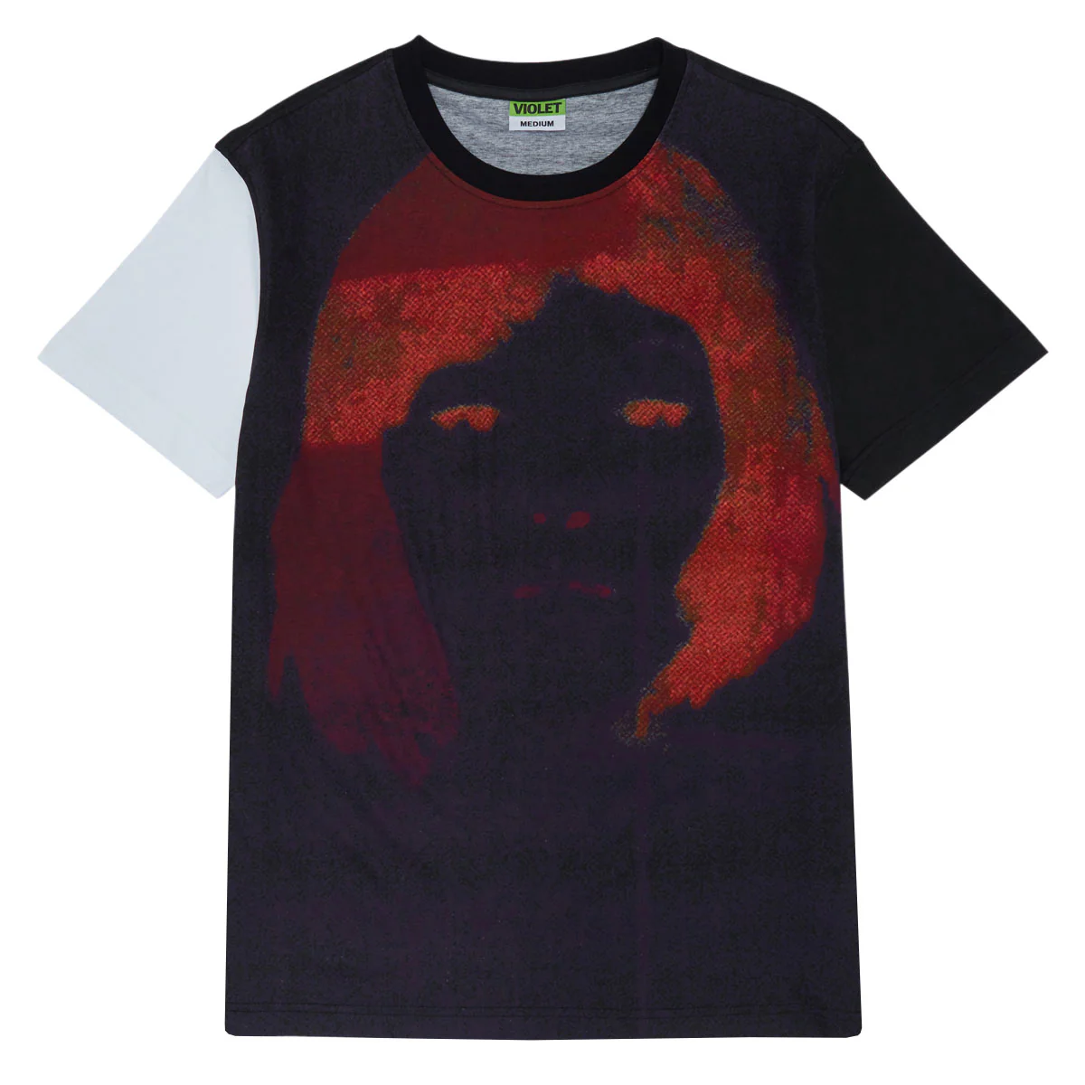 Violet Dead Ringer T-Shirt - Black