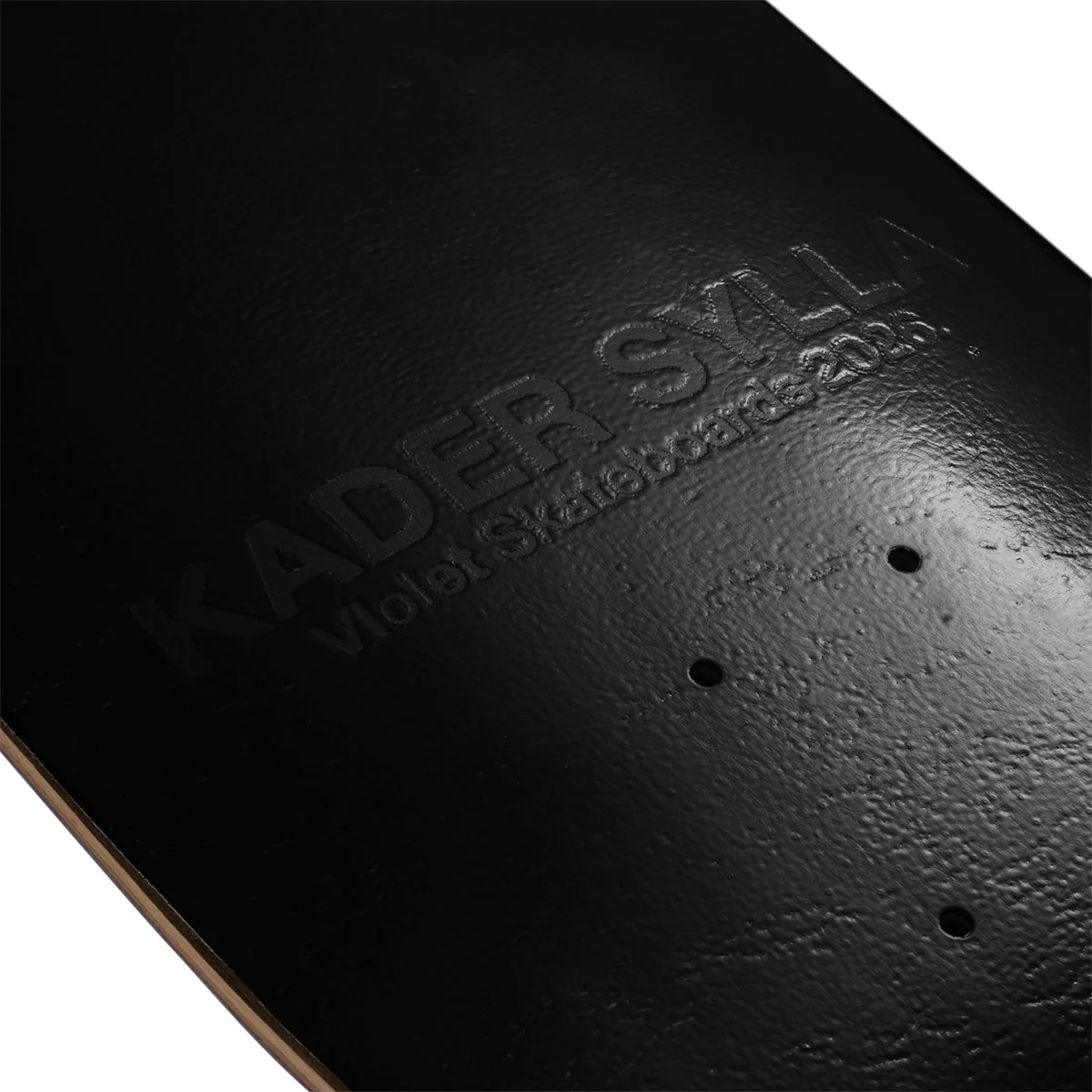 Violet Leather Pattern Kader Sylla Skateboard Deck - 8.38" - Image 3