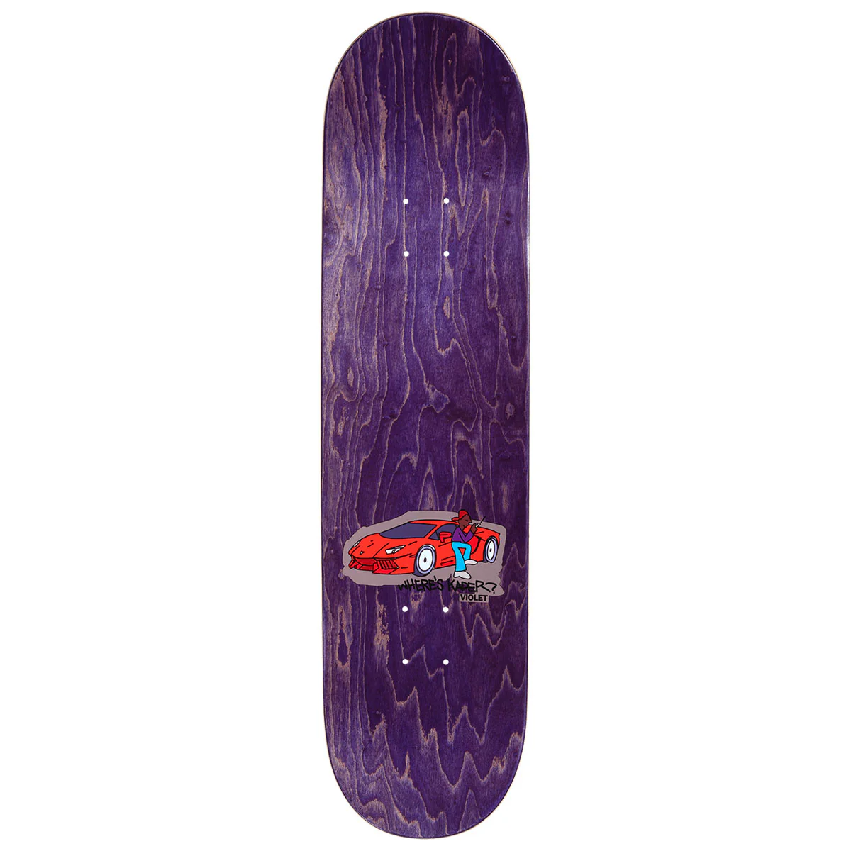 Violet Where's Kader? Skateboard Complete - 8.38" - Image 2