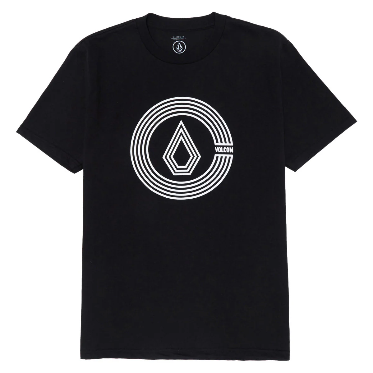 Volcom Circle Split T-Shirt - Black