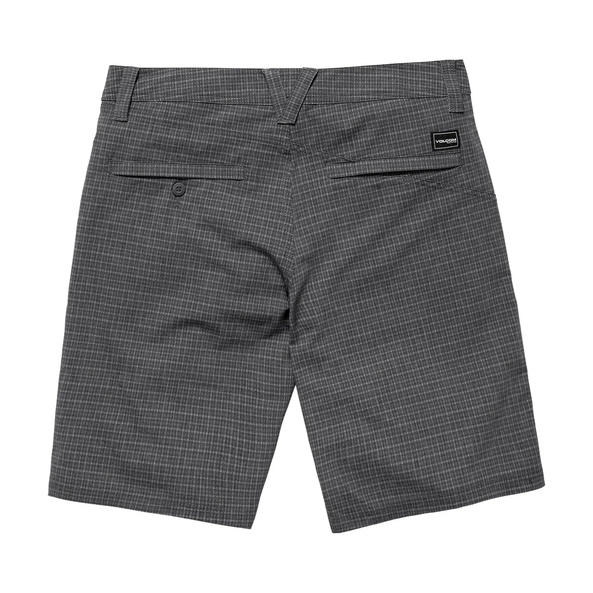 Volcom Mix Frickin Cross Shred 20 Shorts - Black Plaid - Image 2