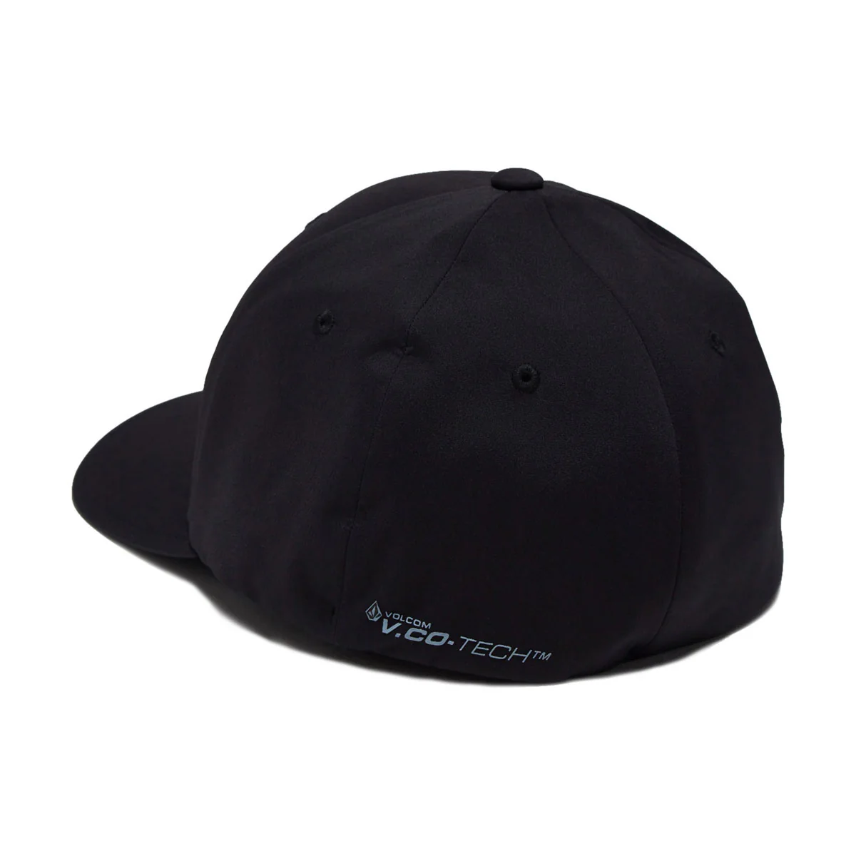 Volcom Stone Tech Flexfit Delta Hat - Black 2025 - Image 2