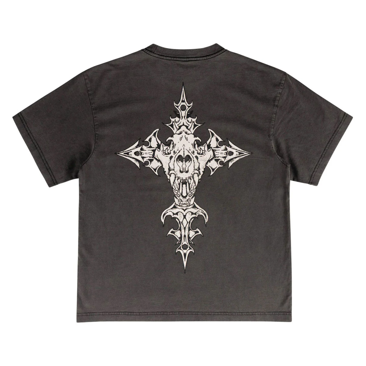 Welcome Iron Wolf T-Shirt - Vintage Black