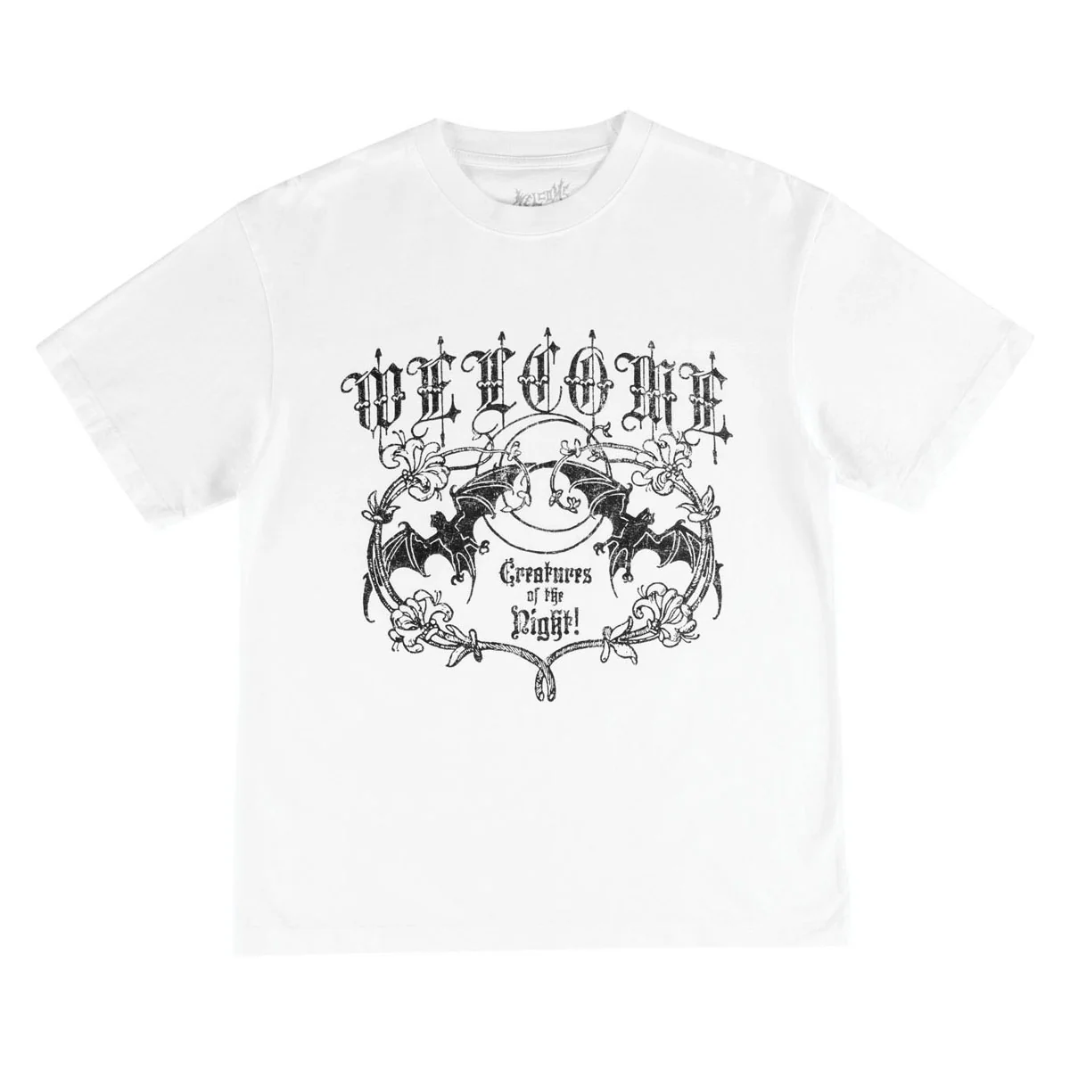 Welcome Night Creature T-Shirt - White