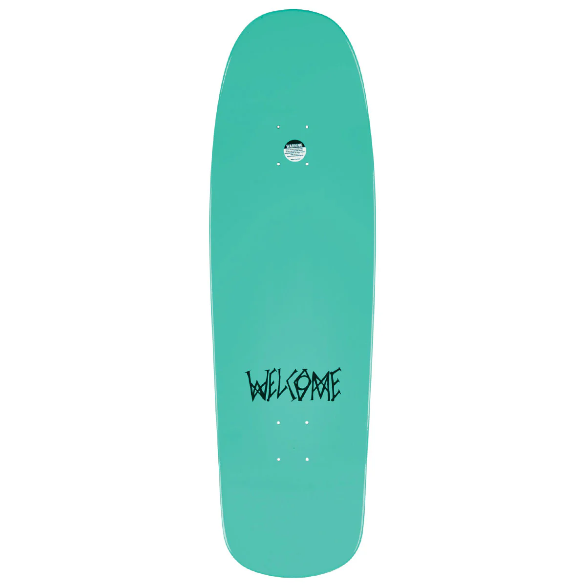 Welcome Sloth On Slappy Slap Skateboard Deck - Teal Dip - 9.50" - Image 2
