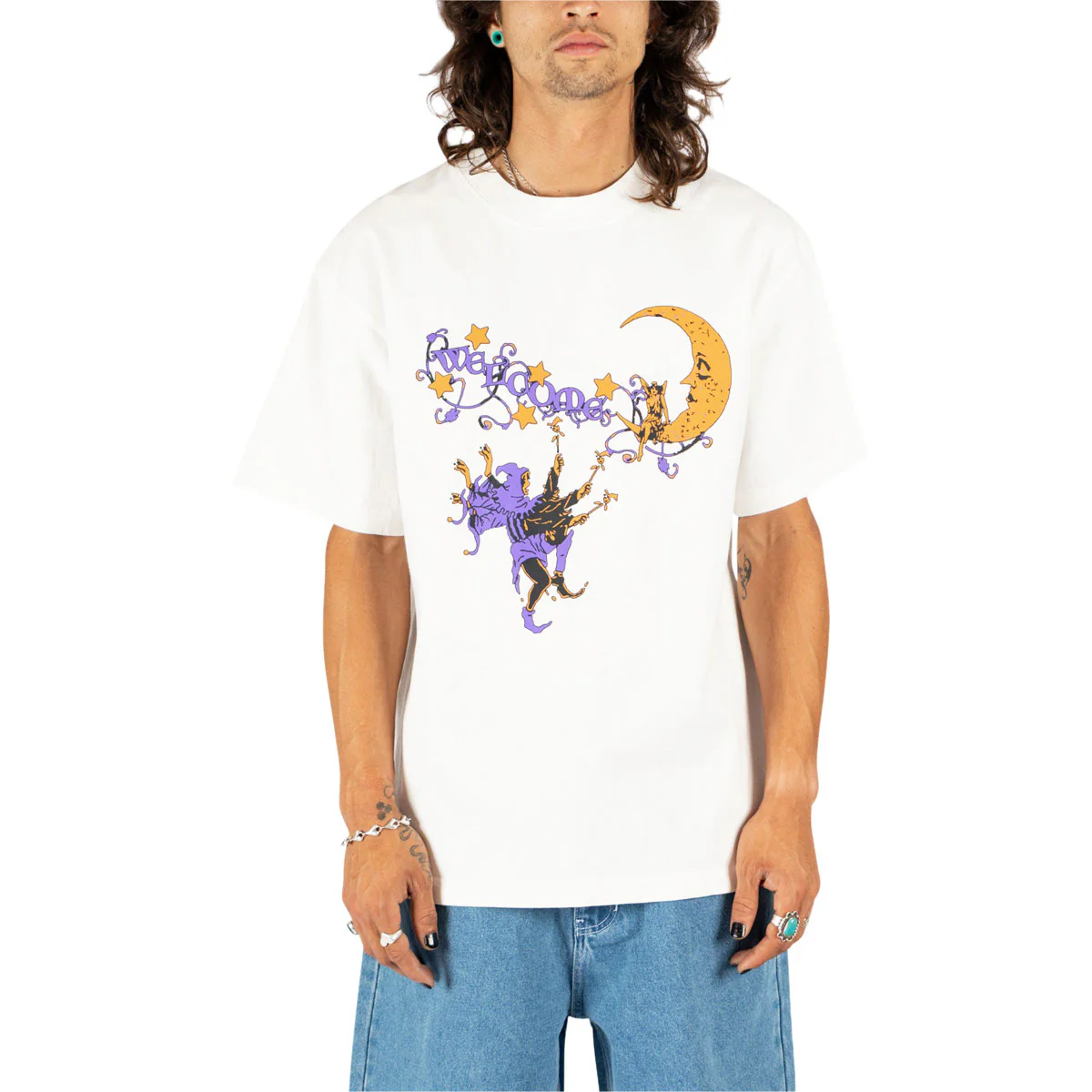 Welcome Triple Trickster T-Shirt - White - Image 2