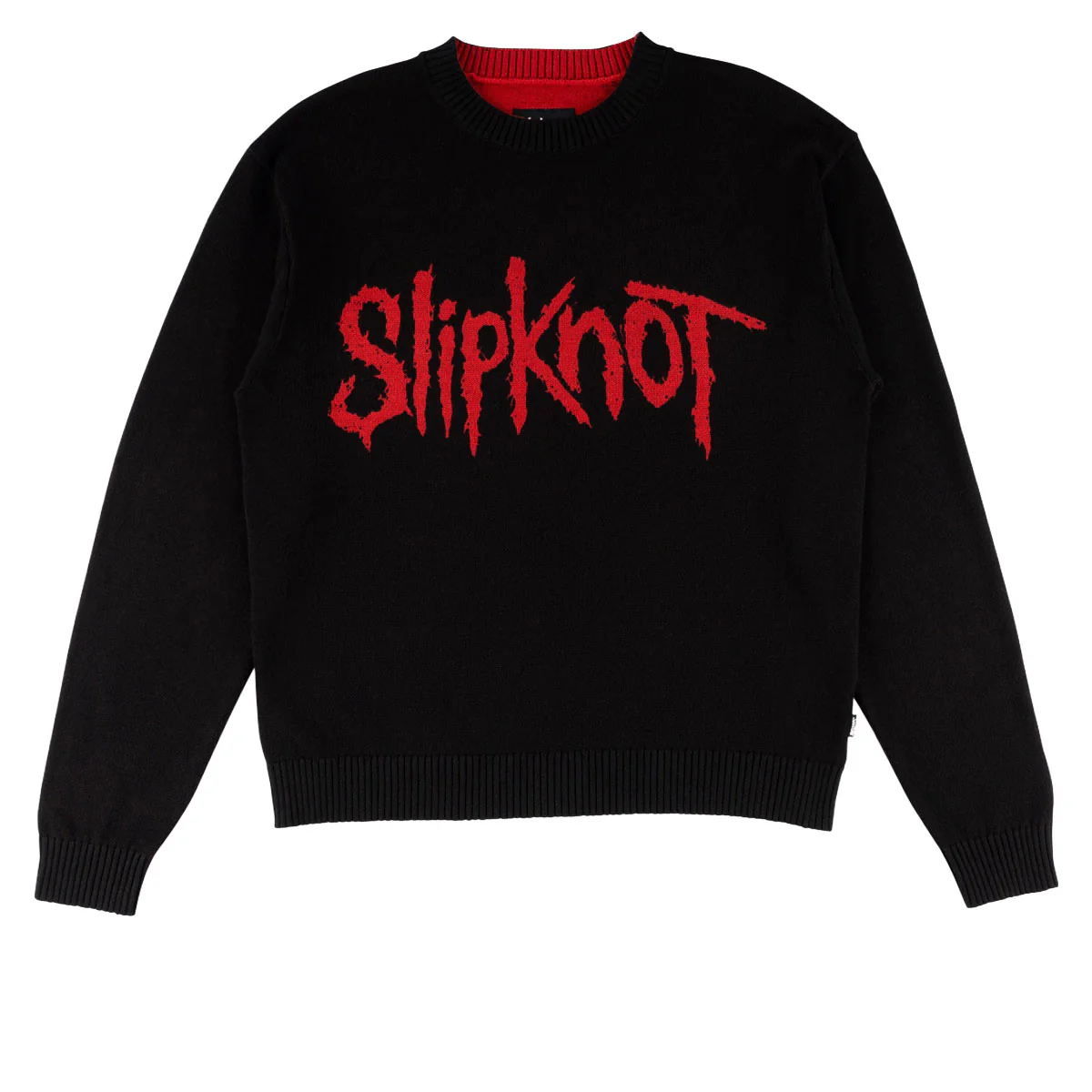 Welcome x Slipknot Overprint Sweater - Black/Red