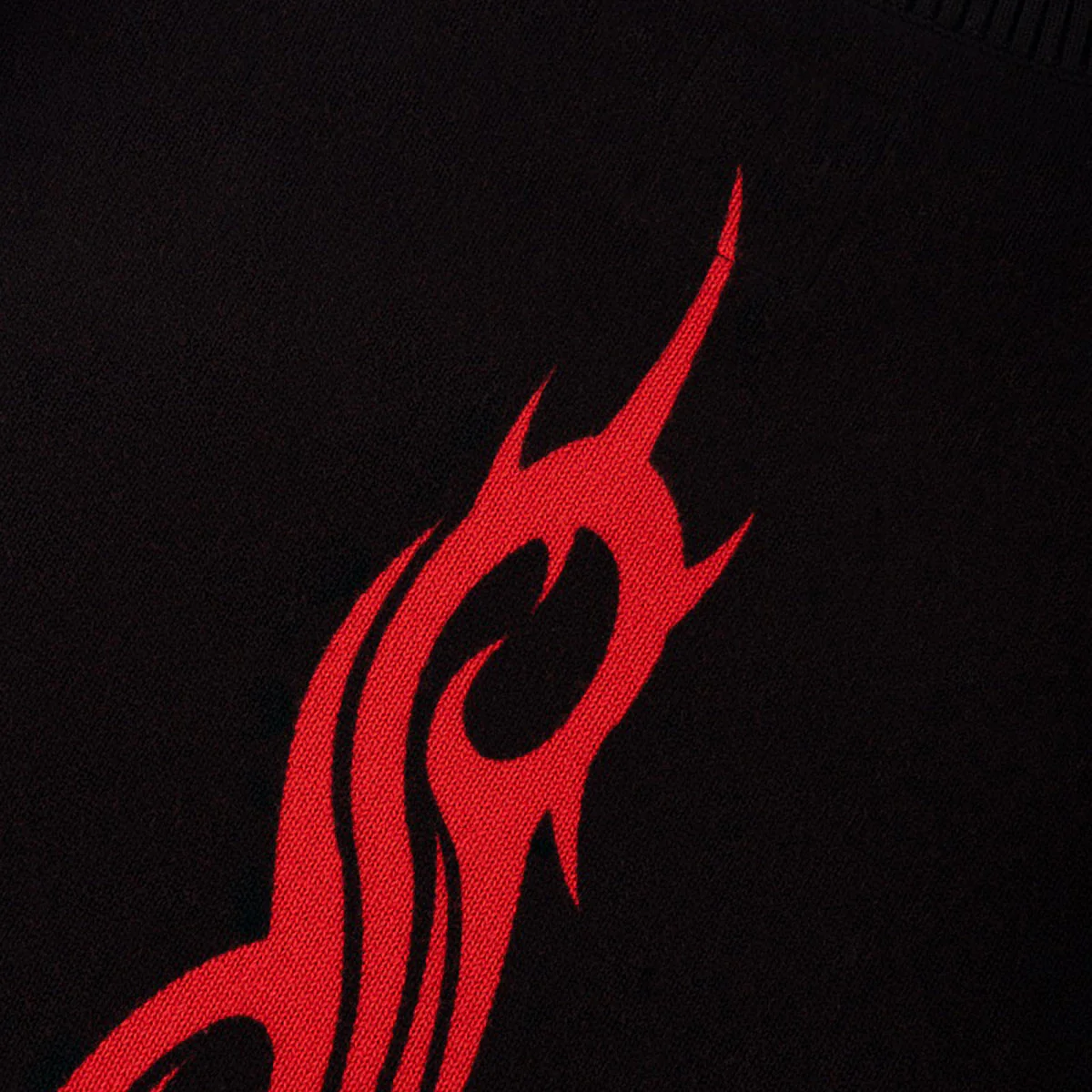 Welcome x Slipknot Overprint Sweater - Black/Red - Image 4
