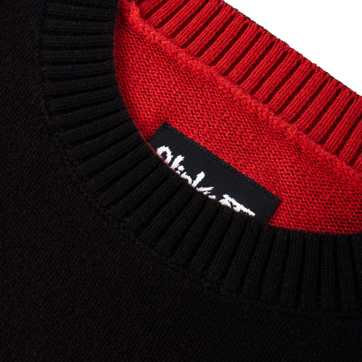 Welcome x Slipknot Overprint Sweater - Black/Red - Image 5
