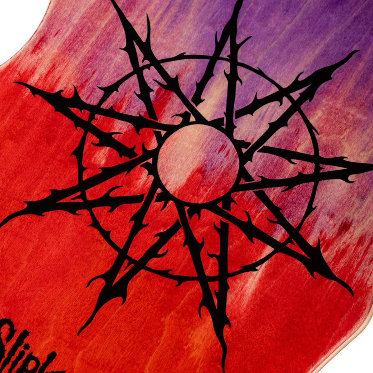 Welcome x Slipknot Tribal S On Widow Skateboard Complete - Purple/Red Stain - 10.00" - Image 3