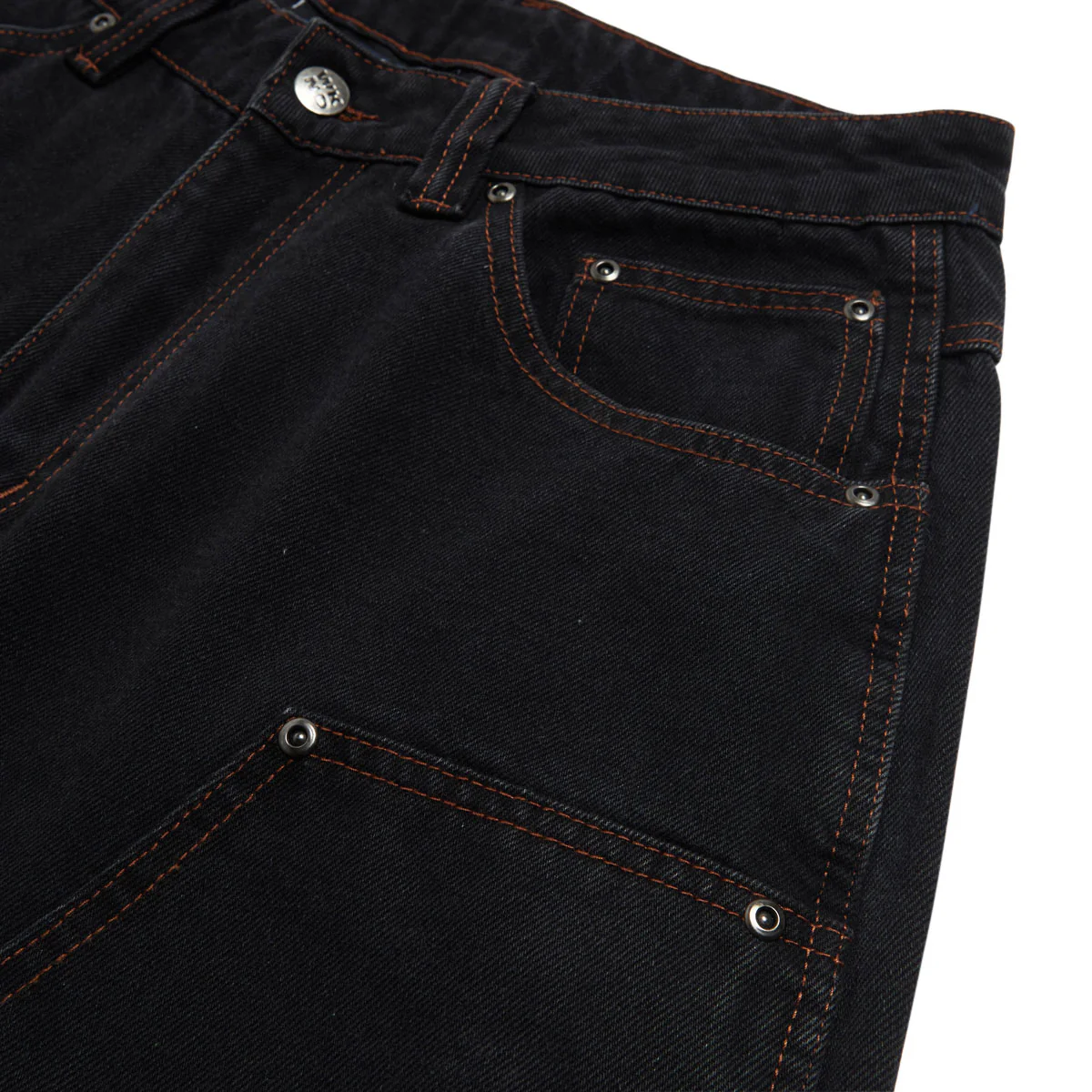 WKND Damn Near Carpenter Double Knee Jeans - Black - Image 3