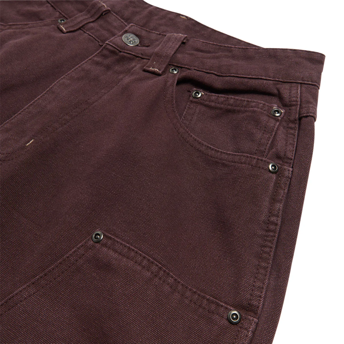 WKND Damn Near Carpenter Single Knee Canvas Pants - Brown - Image 3