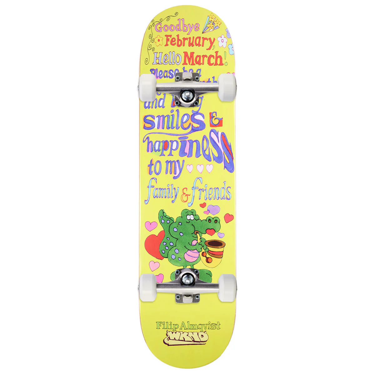WKND Hello March Filip Almqvist Skateboard Complete - 8.375"