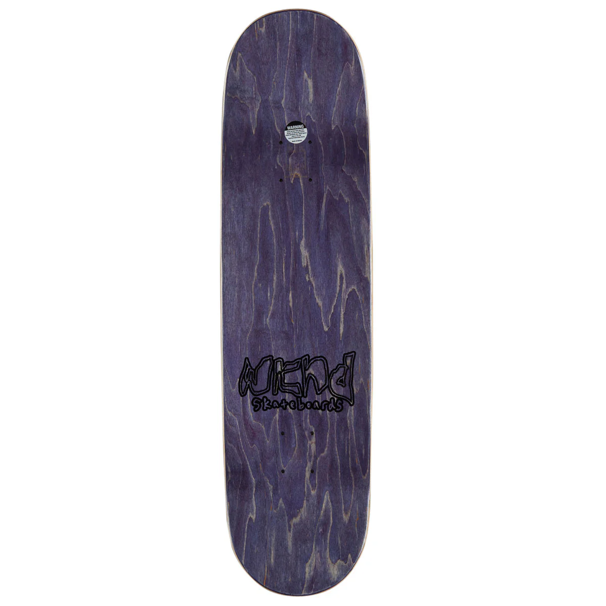 WKND Mumbler Team WB Skateboard Deck - Black - 8.37" - Image 2