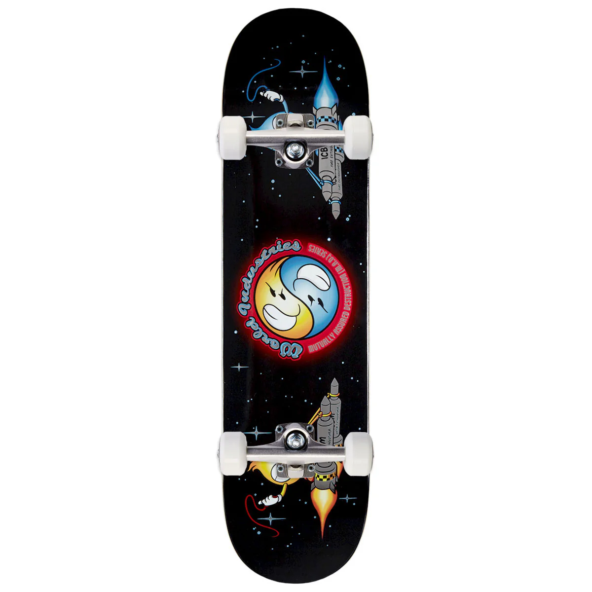 World Industries Battle 2000 Skateboard Complete - Black/Holo - 7.75"