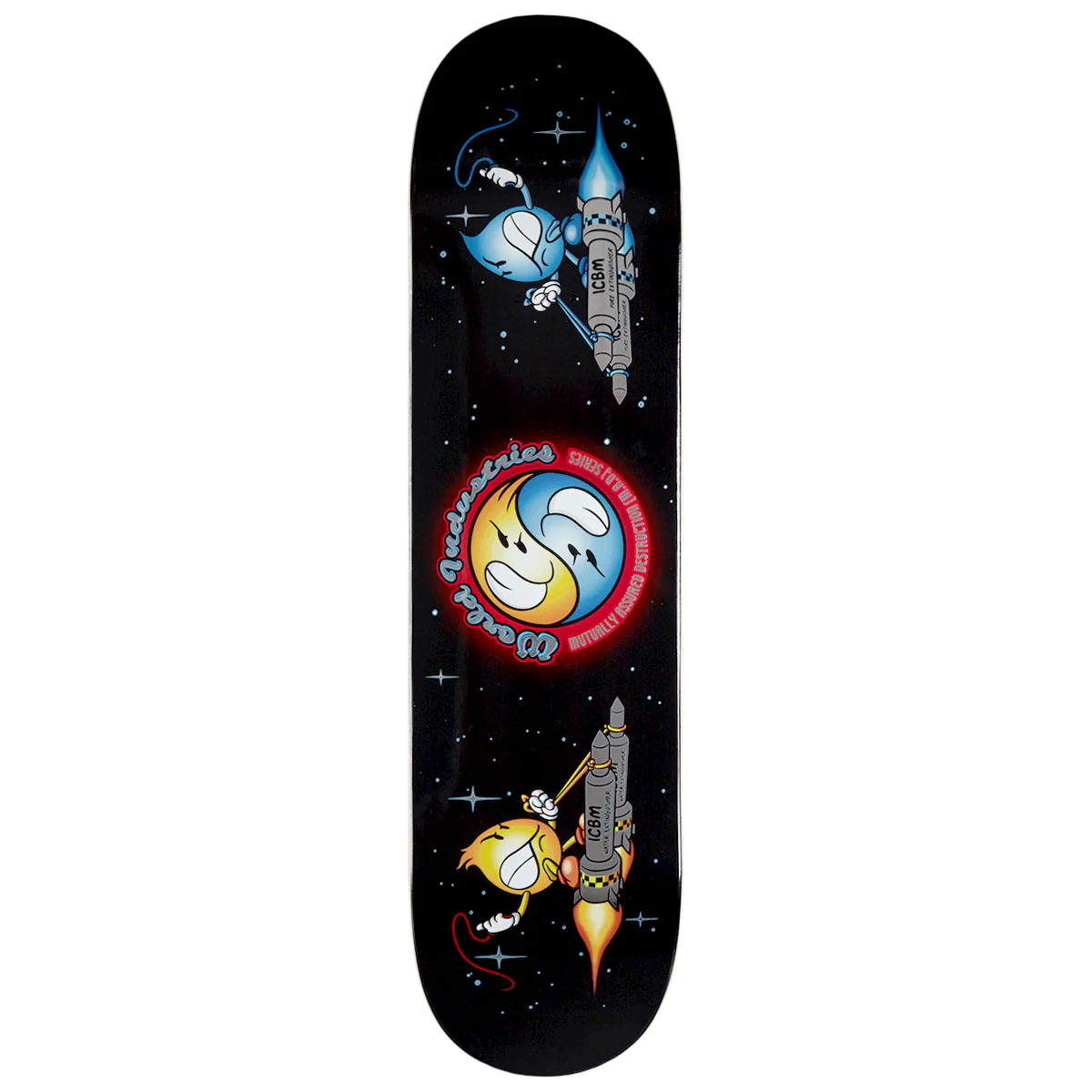 World Industries Battle 2000 Skateboard Deck - Black/Holo - 7.75"