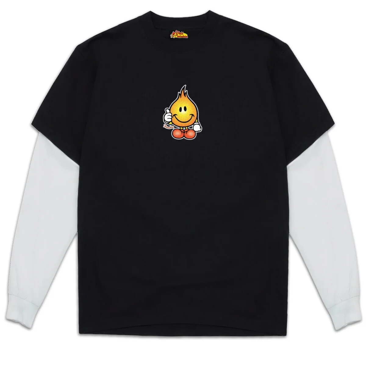 World Industries Classic Flameboy Layered T-Shirt - Black/White