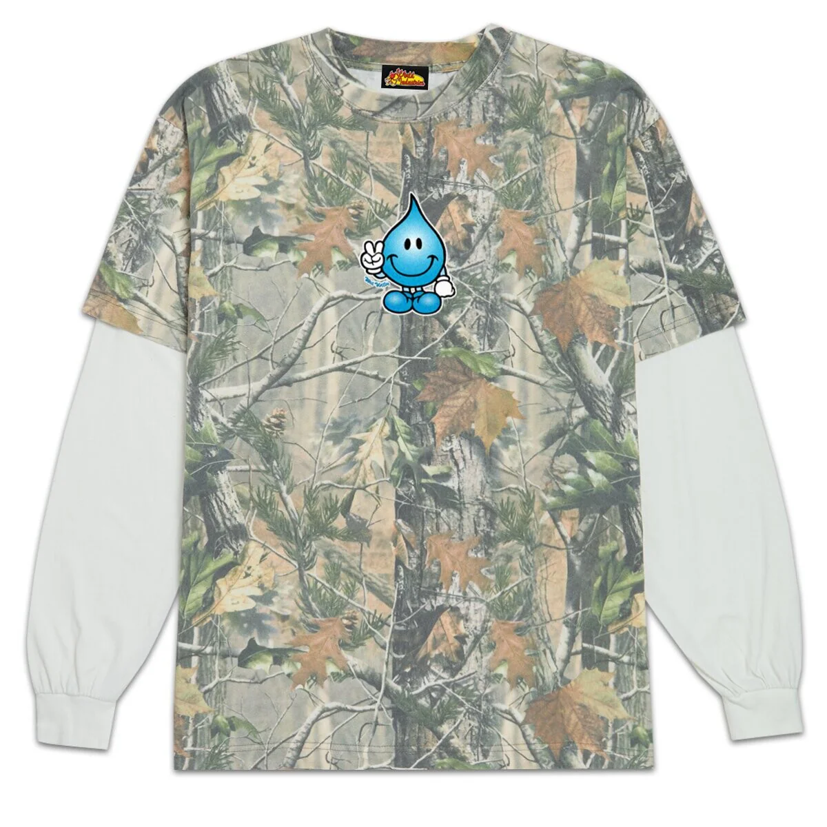 World Industries Classic Wet Willy Layered T-Shirt - Camo/White