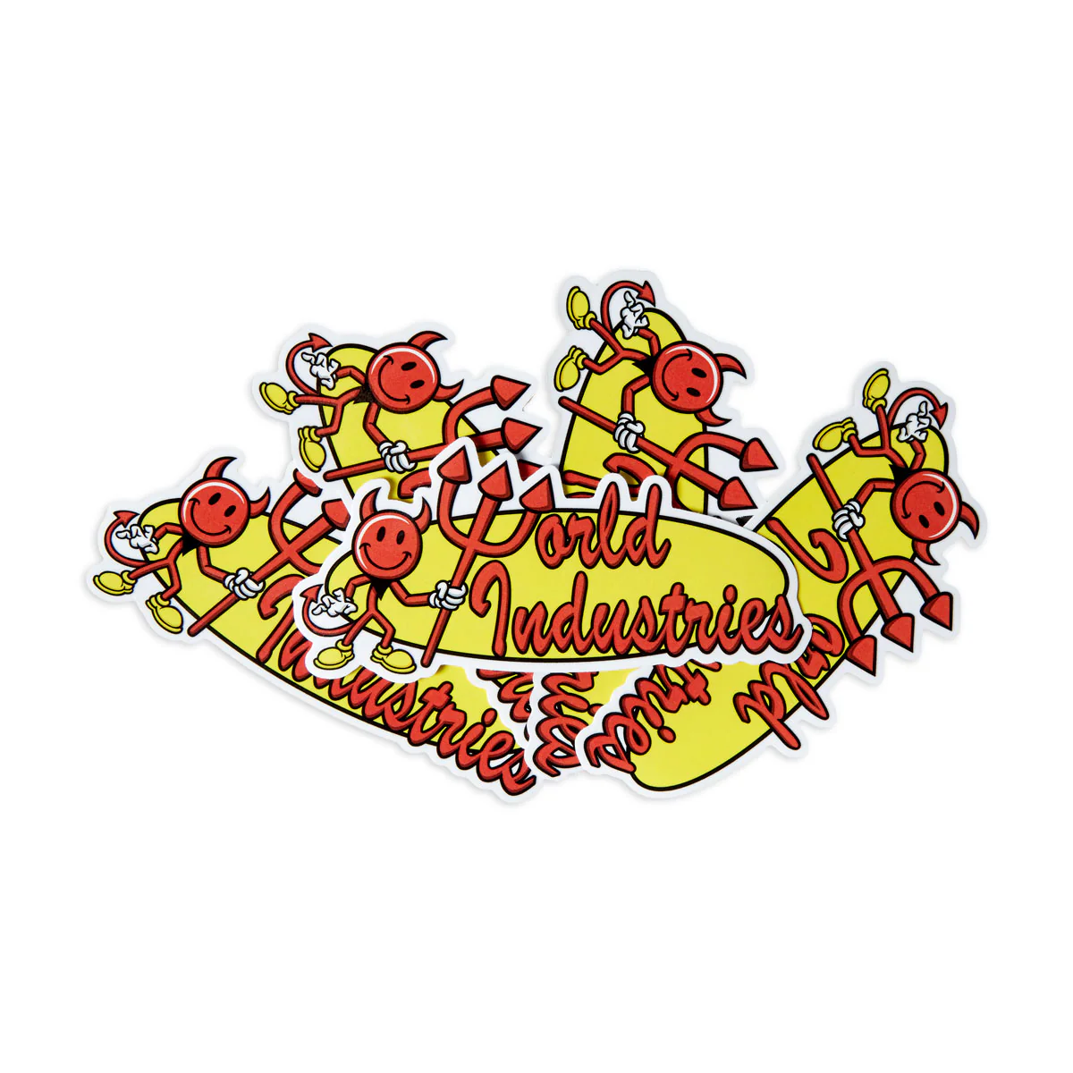 World Industries Oval Logo Die Cut Sticker