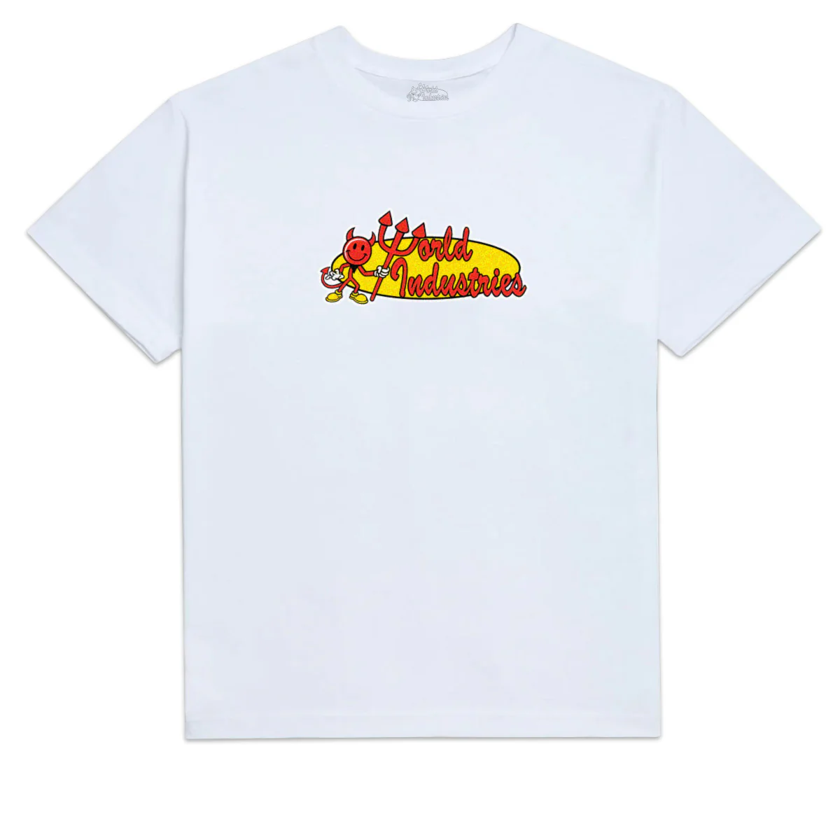 World Industries Youth Devil Man T-Shirt - Vintage White - YMD