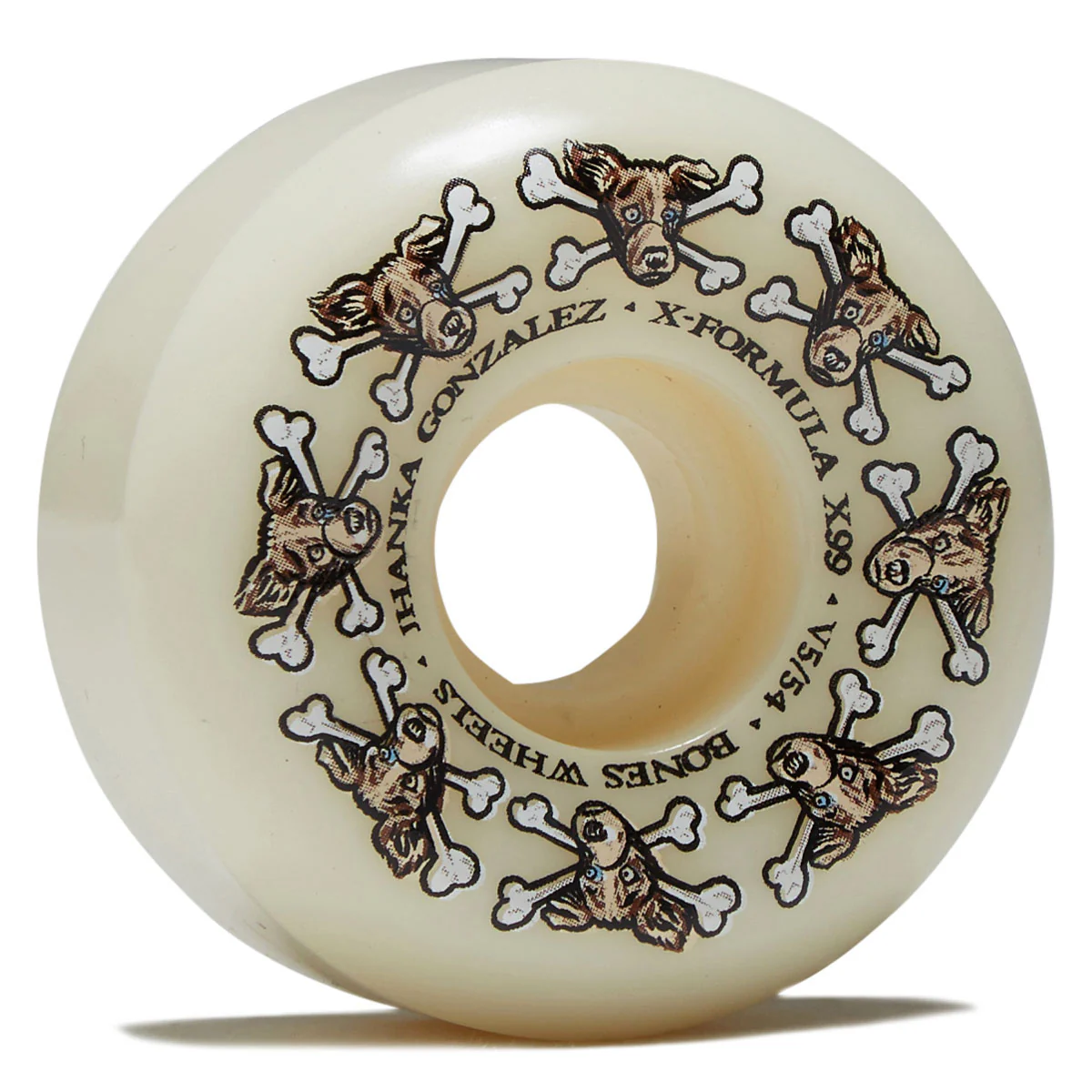 X-Formula Jhanka Gonzalez Vato Dog 99a V5 Sidecut Skateboard Wheels - 54mm