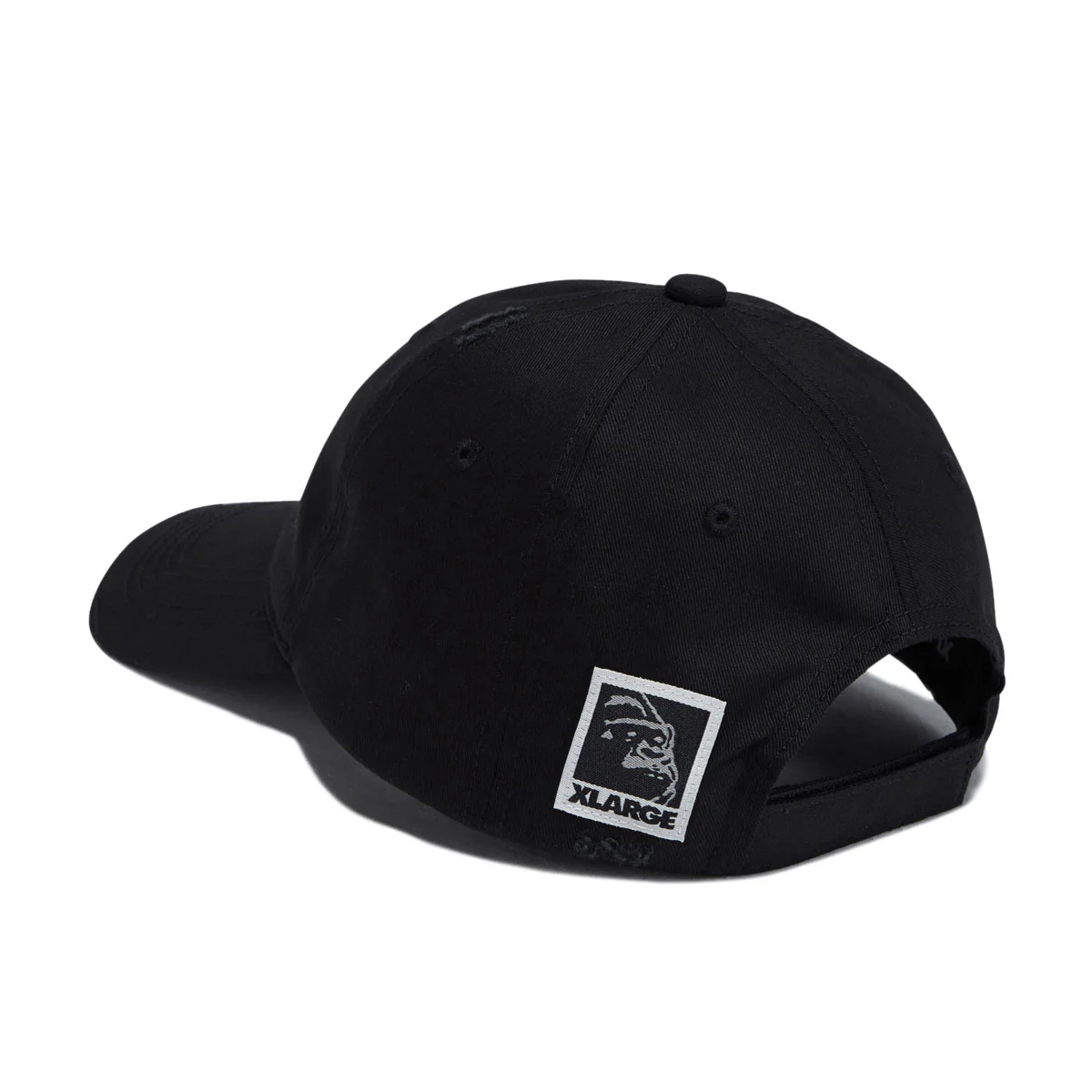 XLarge Label Brand 6 Panel Hat - Black - Image 5