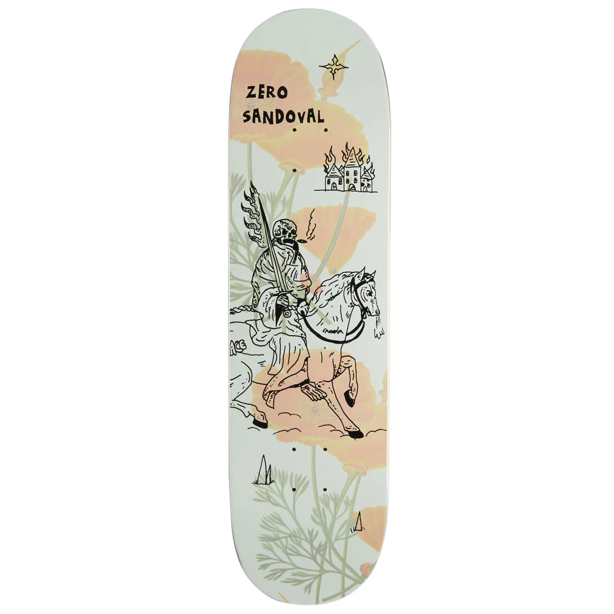 Zero Heavy Slime Sandoval Skateboard Deck - 8.50"