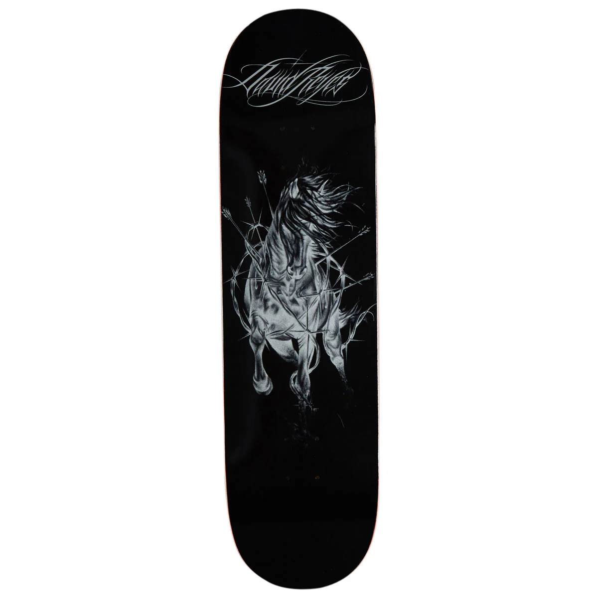 Zero Reyes Wild Heart Skateboard Deck - Black - 8.50"