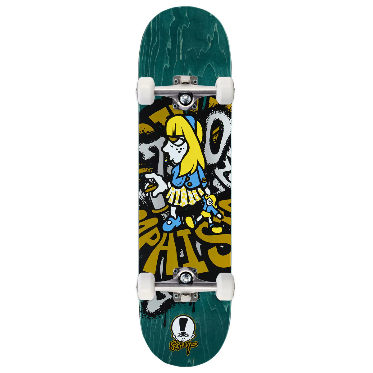 Zero Sophisto Suzie Spraycan EX7 Skateboard Complete - 8.25"