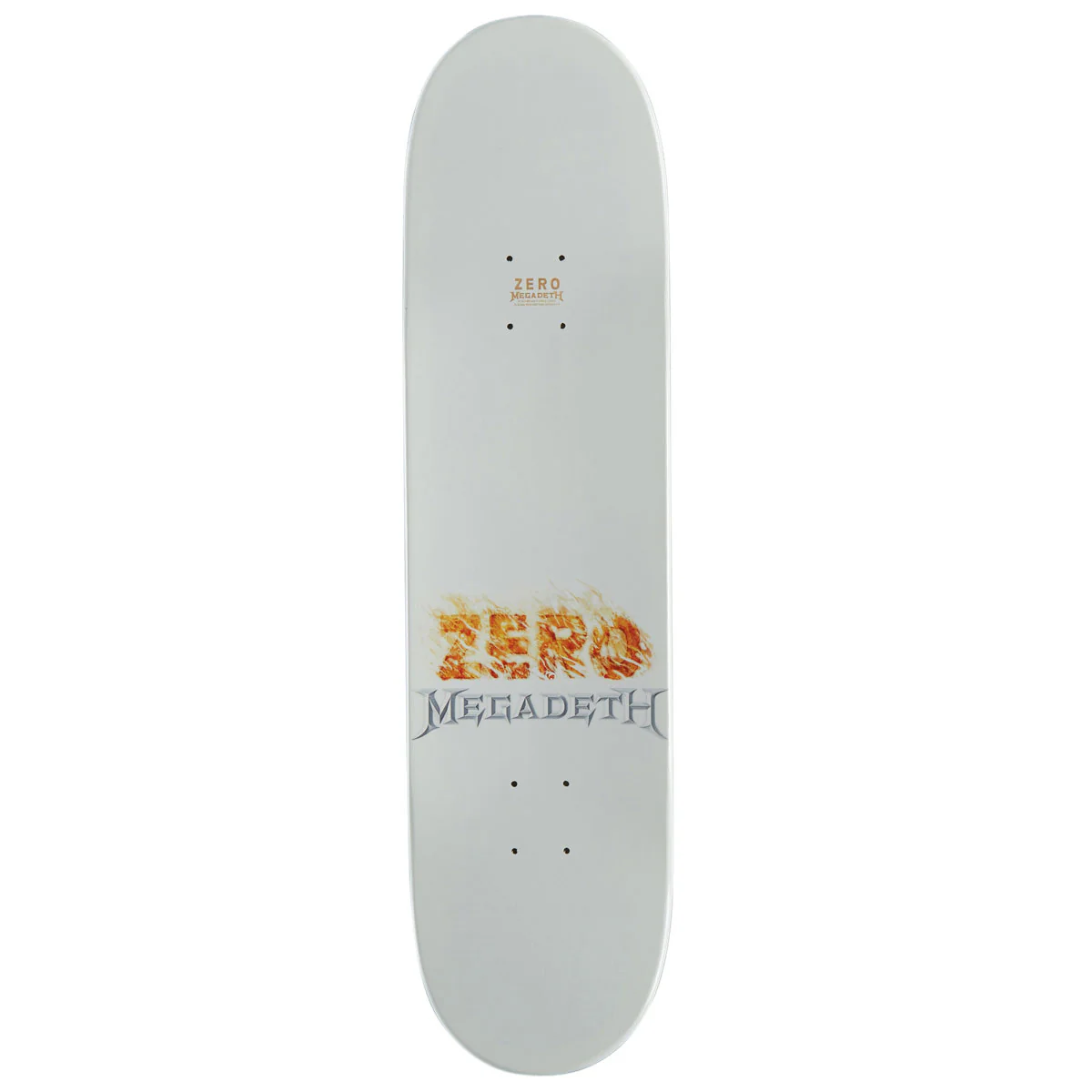Zero x Megadeth Skateboard Deck - 8.25" - Image 2