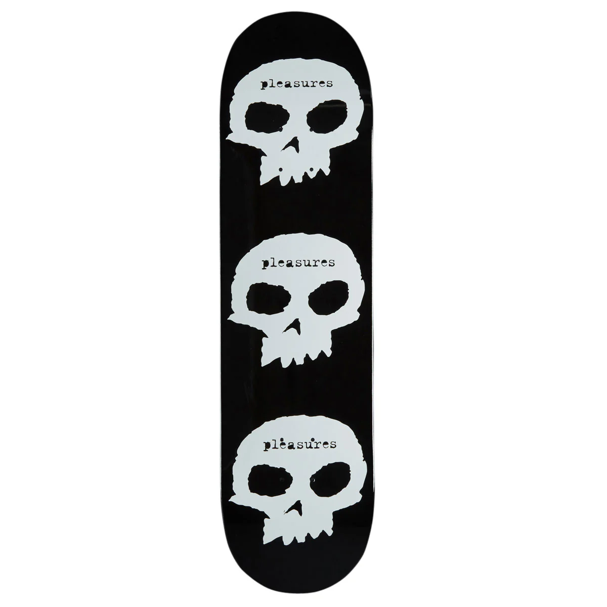 Zero x Pleasures Skulls Skateboard Deck - 8.50"
